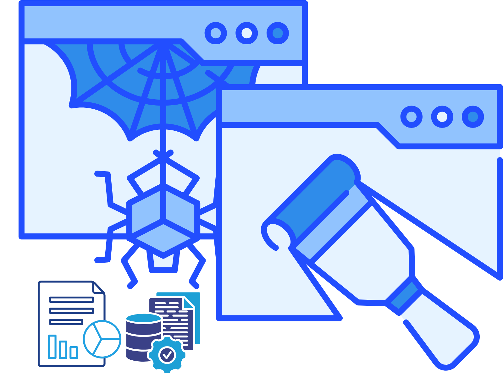 Web Scraping Graphic Icon